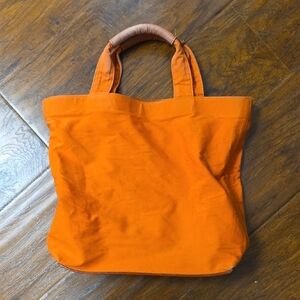 J. Crew Vibrant Orange Tote Bag